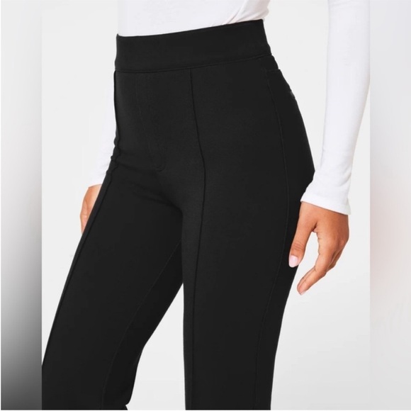 SPANX SPANXsmooth™ PerfectFit Ponte Flare Pant Classic Black Business Casual L - Picture 3 of 12